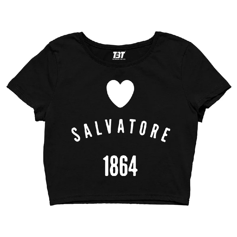 Midnight Sale The Vampire Diaries Crop Top - Salvatore