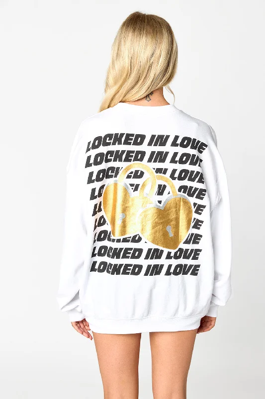Weekend Bargains to Grab Devon Graphic Sweatshirt - Locked in Love