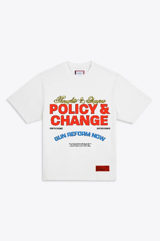 Savings Galore Gun Reform S/S Basic Tee (White)