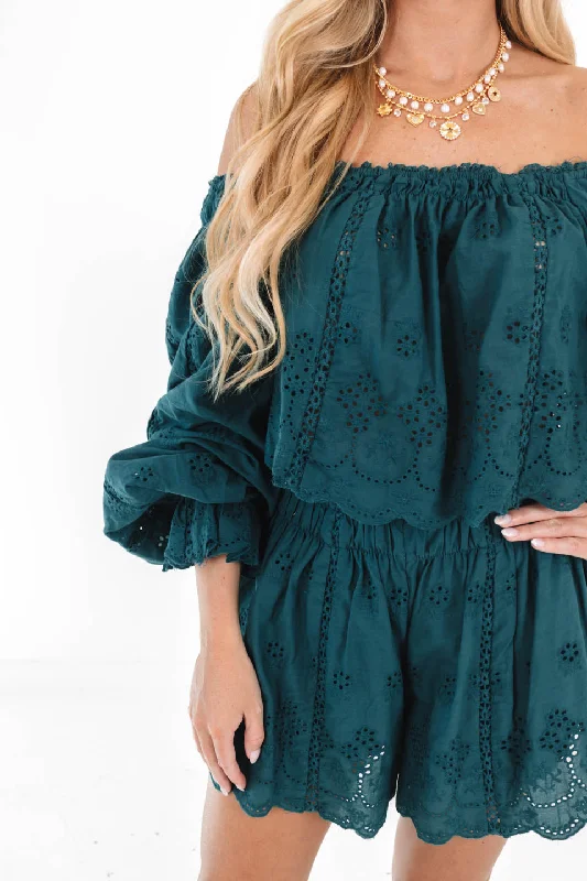 Fantastic Deals Boho Breeze Top - Teal