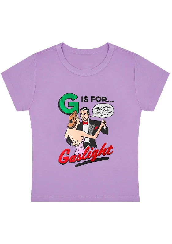 Online Only G Is For Gaslight Y2K Baby Tee