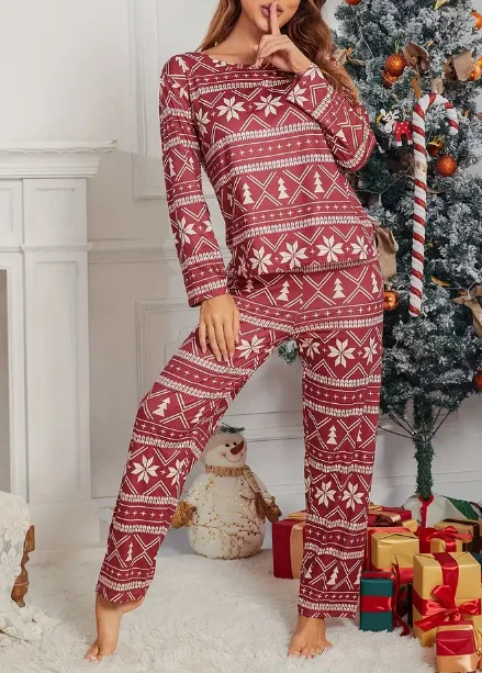 Weekend Savings Fiesta Nordic Christmas PJ Set