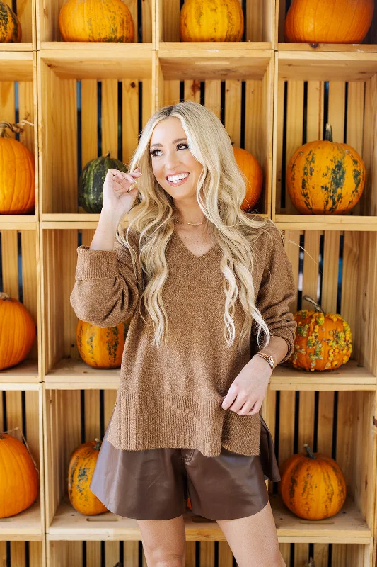 Weekend Deals That Sizzle Cozy Cabin Sweater - Brown