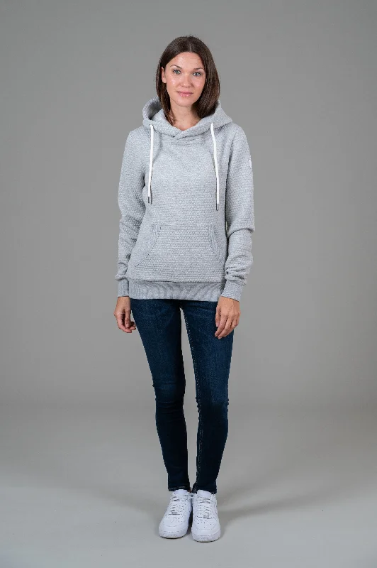 Weekend Offers That Dazzle Pixa Light Heather Grey Hexagon Hoodie