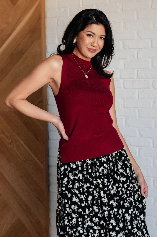 Savings Spectacular No Excuses Mock Neck Tank