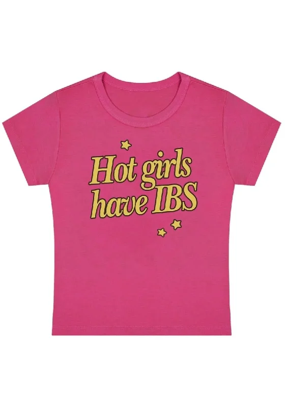 Unmissable Sale Hot Girls Have IBS Y2K Baby Tee