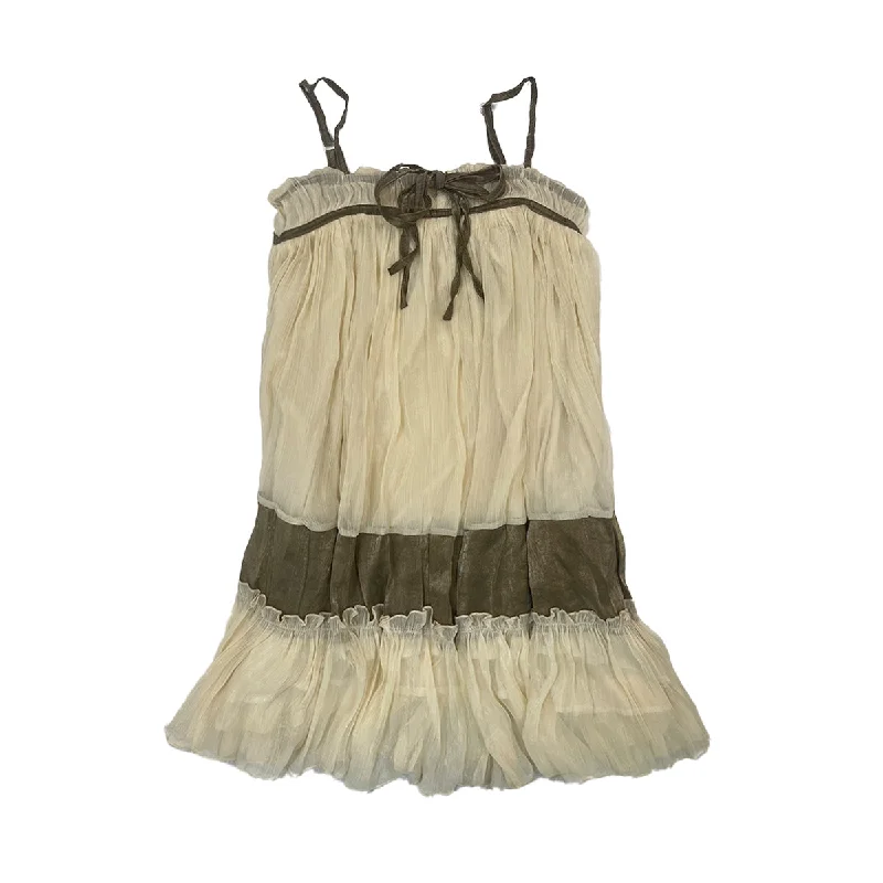 Buy Now Mesh Ribbon Splicing Dress