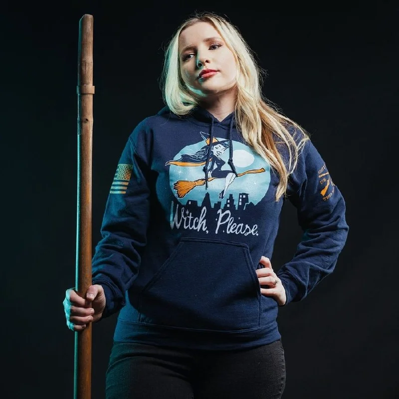Weekend Specials to Cherish Women's Witch, Please Hoodie - Navy