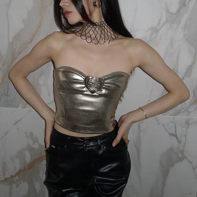 Weekend Savings Bonanza One-Word Collar Strapless Solid Color All-Match Crop Tops Wholesale Women'S Tops Weekend Savings Bonanza One-Word Collar Strapless Solid Color All-Match Crop Tops Wholesale Women'S Tops