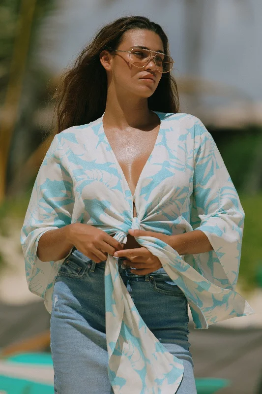 Must-Have Deals FRONT-TIE KIMONO TOP-Molokai