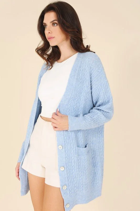 Price Slash Winter Blues Cardigan