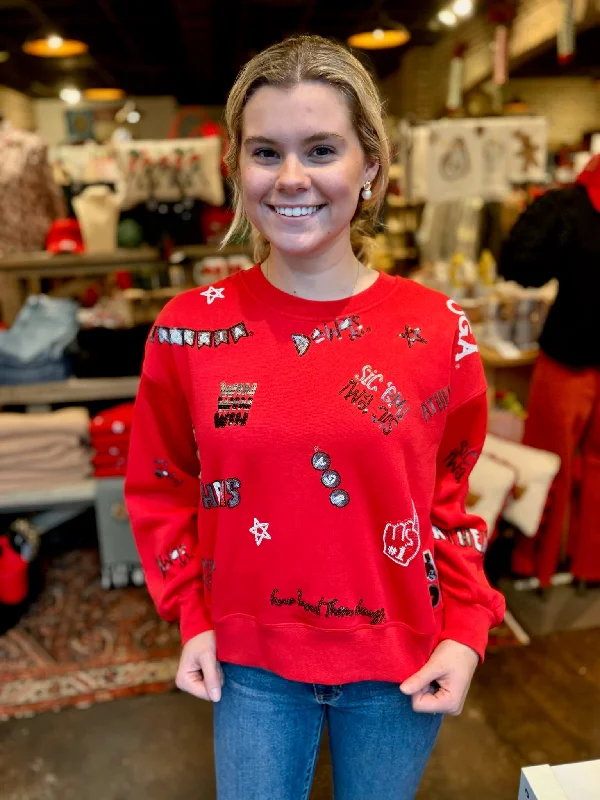 Weekend Shopping Bliss Stewart Simmons - The Sequin Spirit Sweatshirt