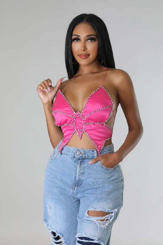 Hurry In Fluttering Moments Top