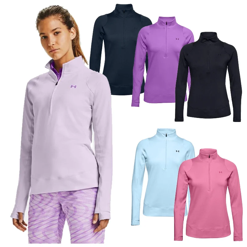 Shop and Save Under Armour Ladies Storm Midlayer Half Zip Top
