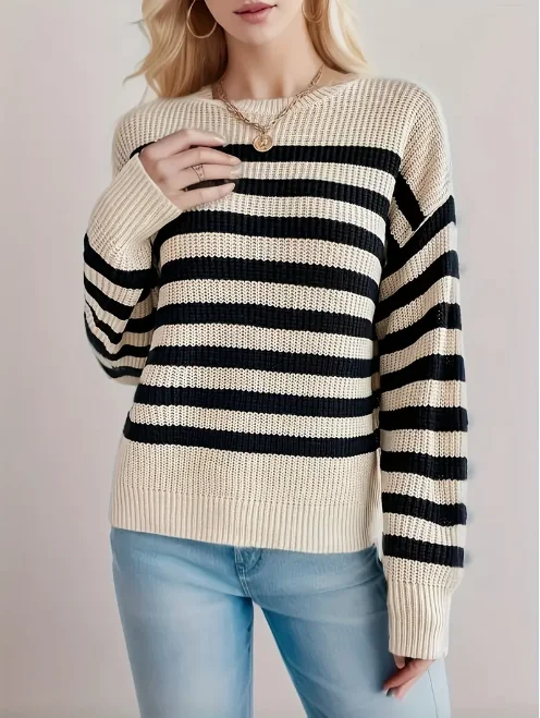 Great Deal Sandi Stripe Sweater