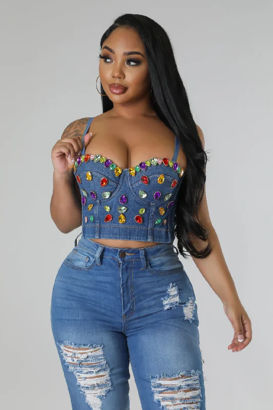 Early Bird Discount His Fave Jewell Top