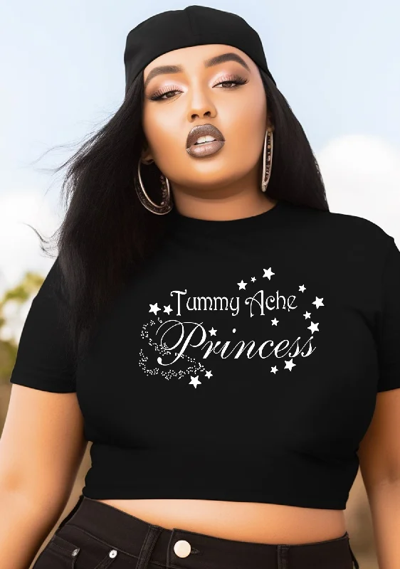 Crazy Deals Curvy Tummy Ache Princess Baby Tee