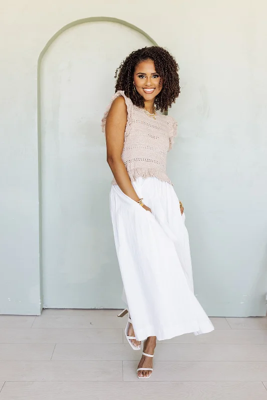 Best Seller Only One For Me Midi Dress - Light Taupe