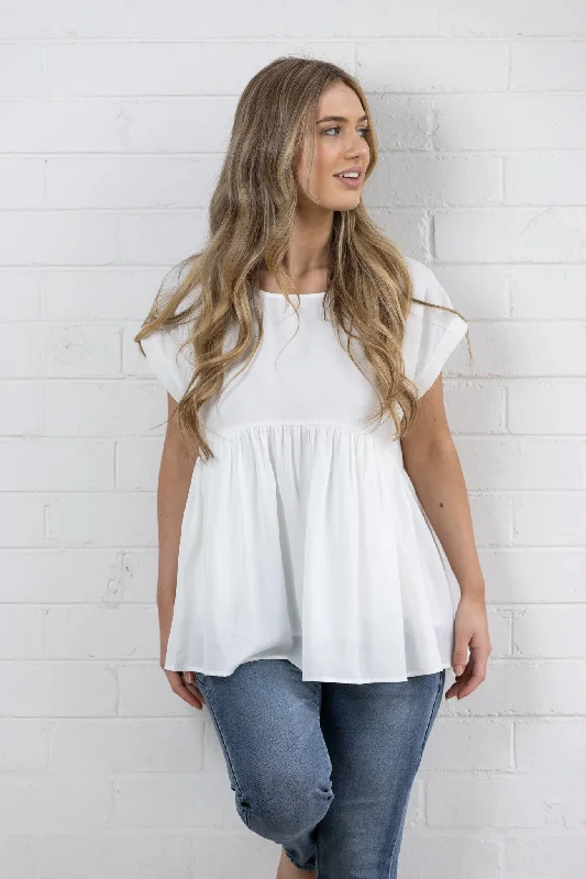 Weekend Savings Bonanza SANA BLOUSE - White