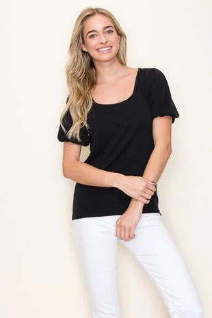 Weekend Offers That Shine Xena Bubble Sleeve Top