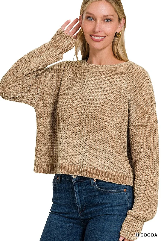 Super Discount Mandy Cropped Sweater