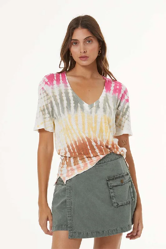 Cash Savings Boyfriend Tee // Buttercup Agate Wash