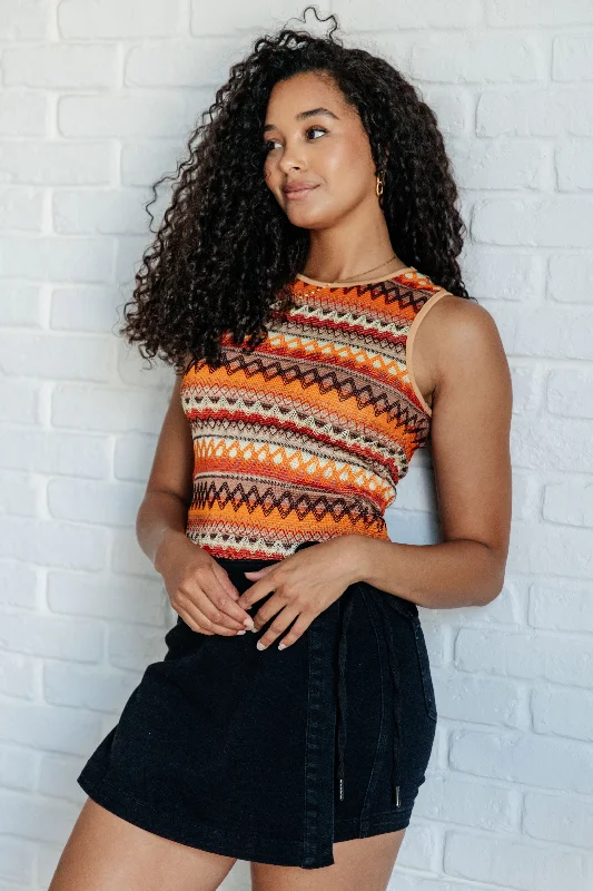 Final Markdown Up in My Feelings Knit Tank