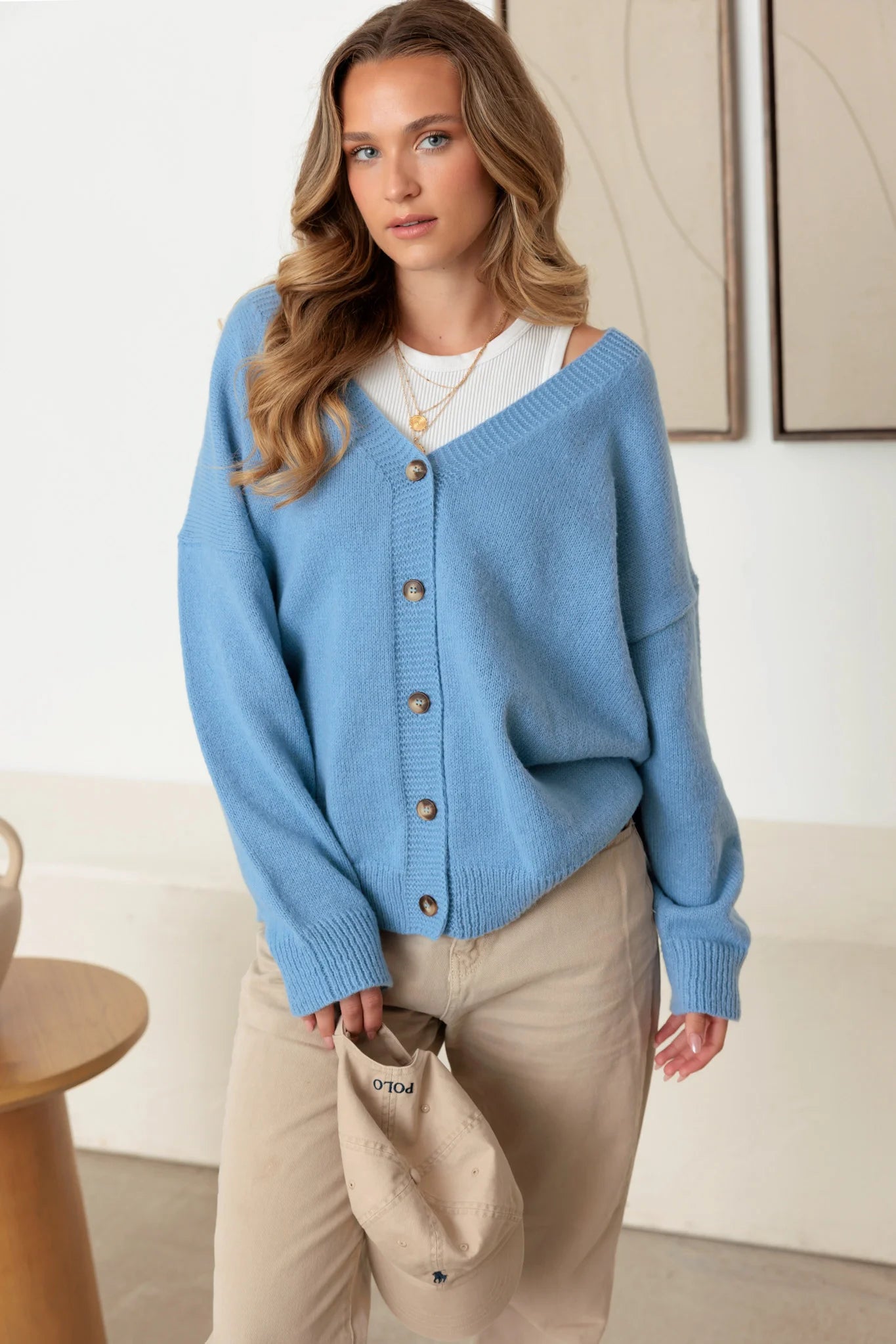 Price Buster Oversize Long Sleeve V-Neck Sweater Cardigan