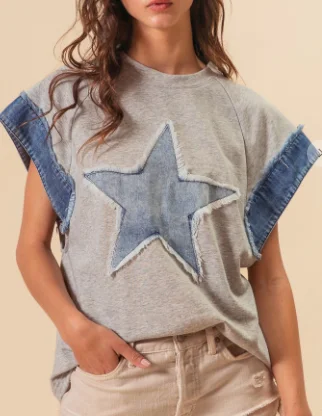 Weekend Bargains to Snag Denim Star Top
