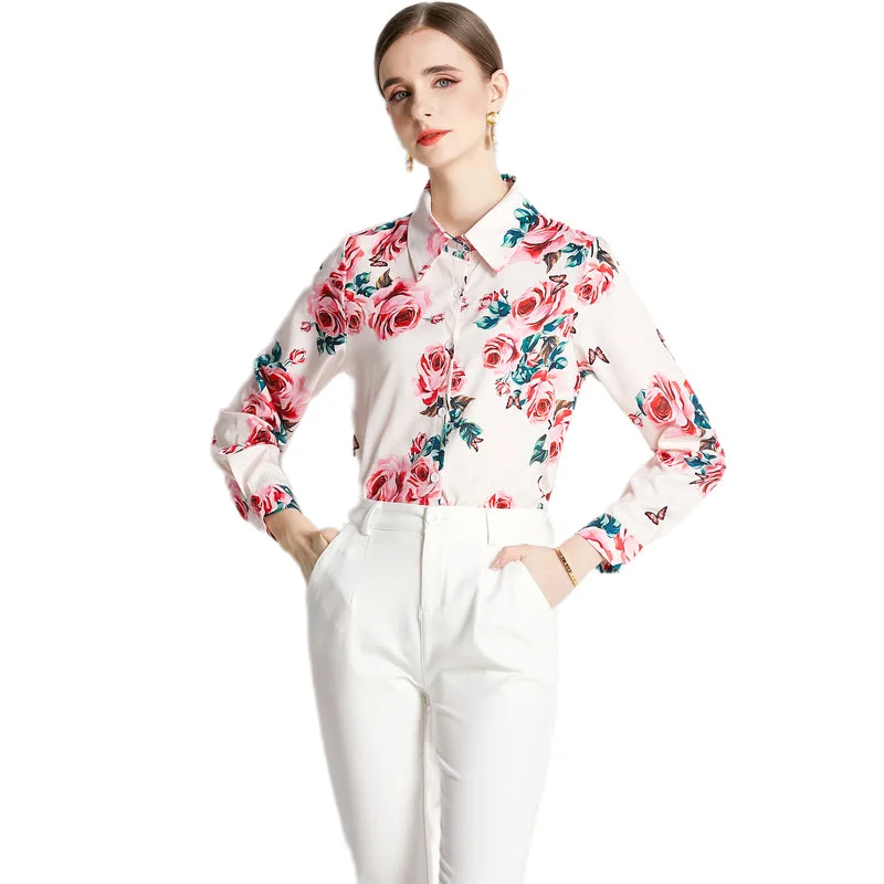 Super Discount New Print Long Sleeve Shirt XC3310032