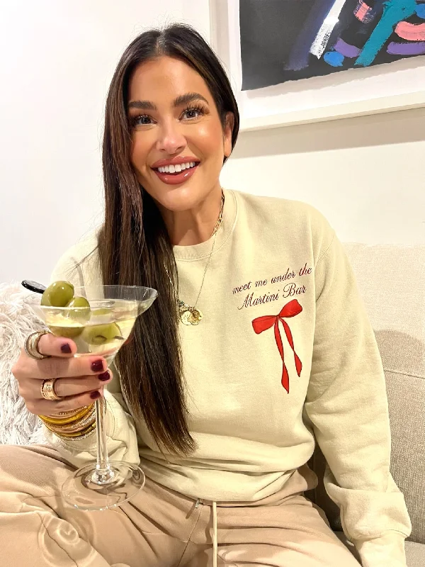 Special Discount Merry Crewneck Sweatshirt - Martini Bar