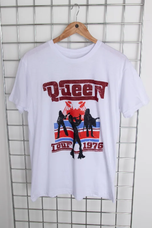 Limited Time Discount Daisy Street Licensed Relaxed T-Shirt With Queen Tour 1976 Print