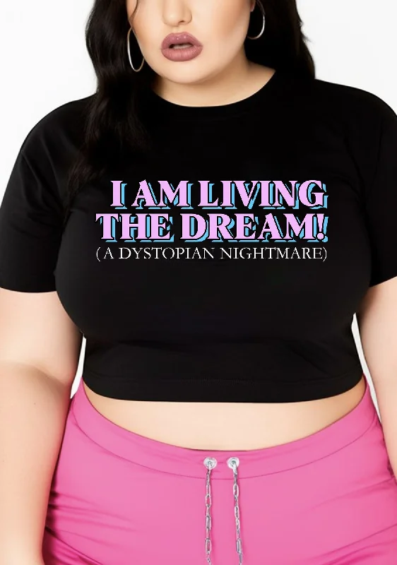 Huge Discounts Curvy I Am Living The Dream Baby Tee