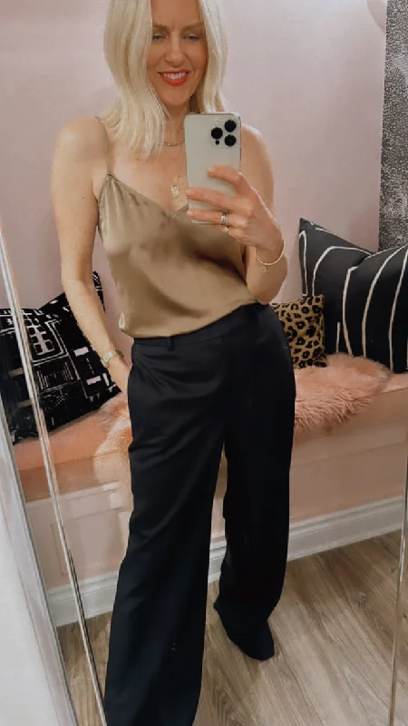 Instant Discount Silk V-Neck Cami