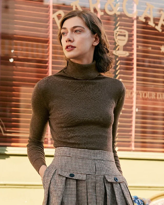 Today Only The Solid Turtleneck Ribbed Sweater