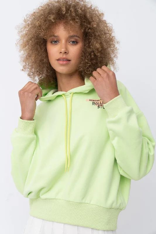 Act Fast Stones Cropped Hoodie