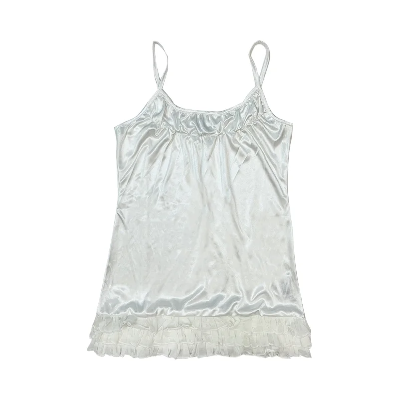 Fantastic Offers Silk Ruffle Hem Camisole