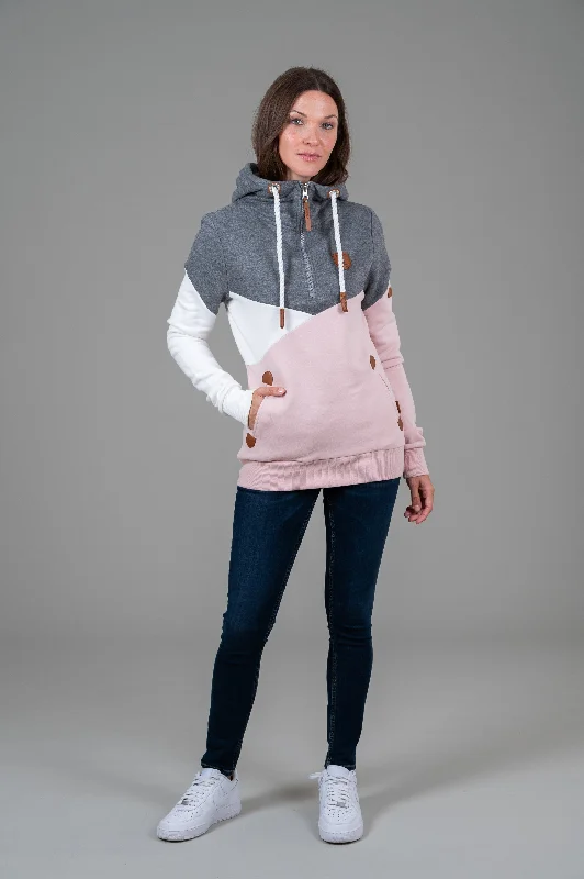 Exclusive Savings Roxy Sepia Rose Mix Half-Zip Hoodie
