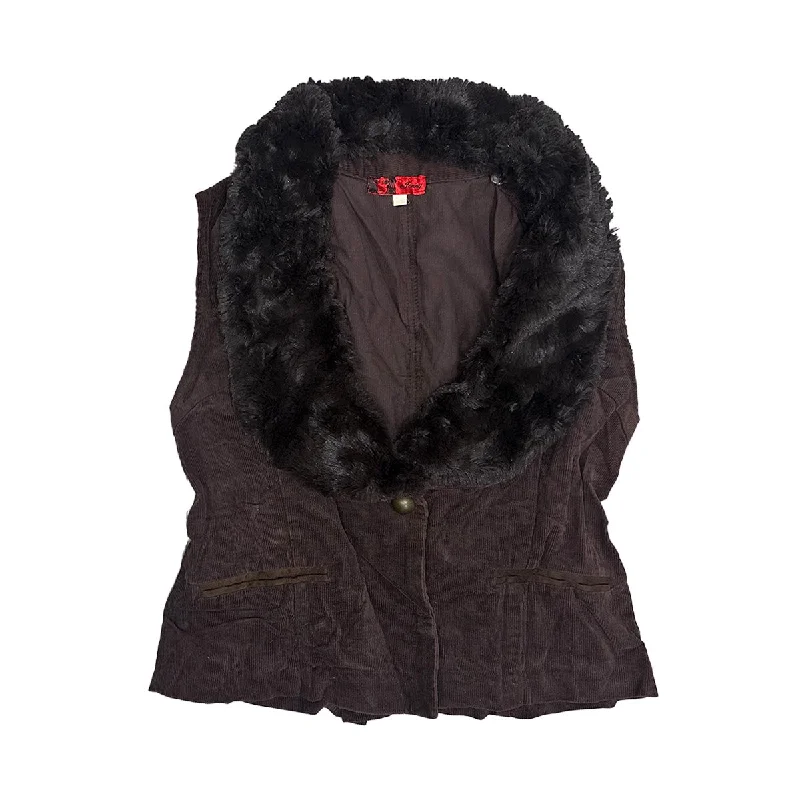 Mega Sale Removable Fur Collar Corset