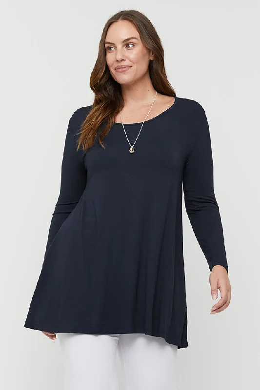 Exclusive Online Offer Leanne Tunic - Dark Navy