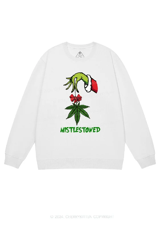 The Best Deal Christmas Mistlestoned Y2K Sweatshirt Cherrykitten