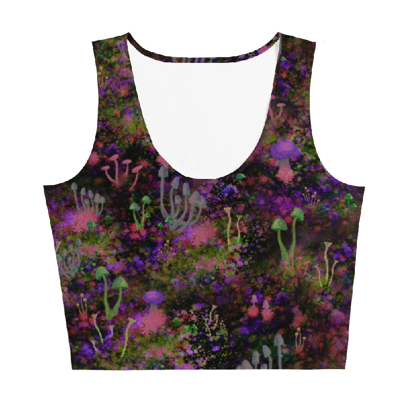 One-DAY Sale Sunset Shrooms Crop Top