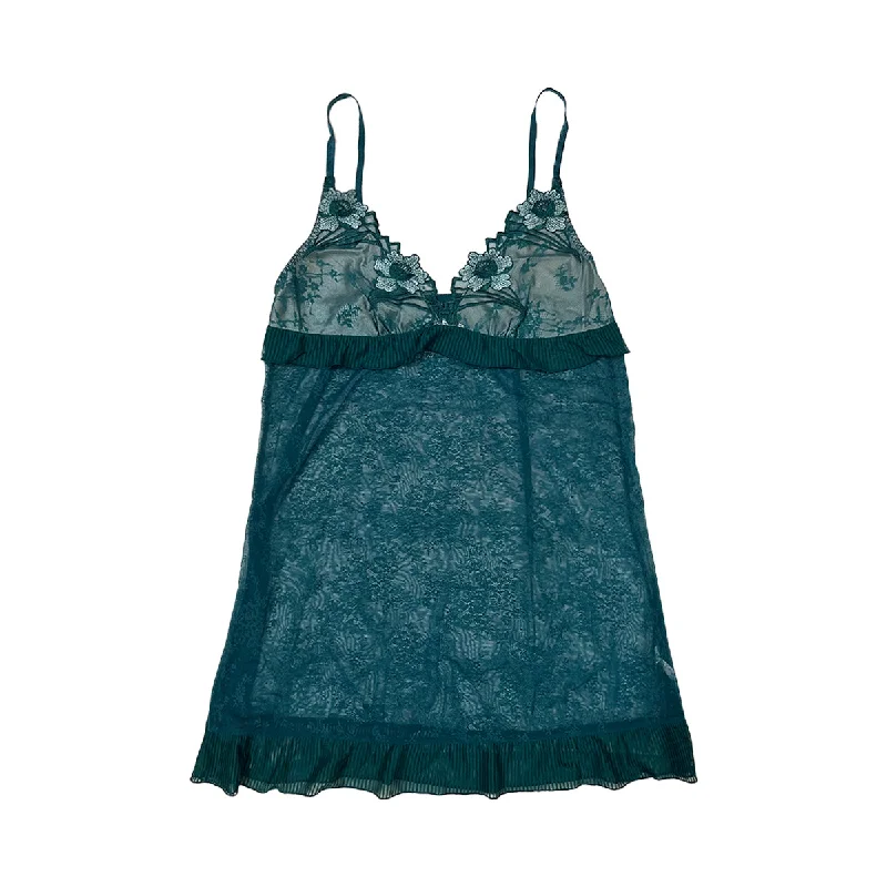 Weekend Specials to Relish Flower Trim Mesh Camisole